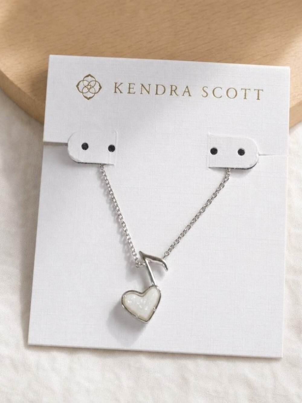 Kendra Scott Dolly Parton Ari Heart Music Note Pendant Necklace